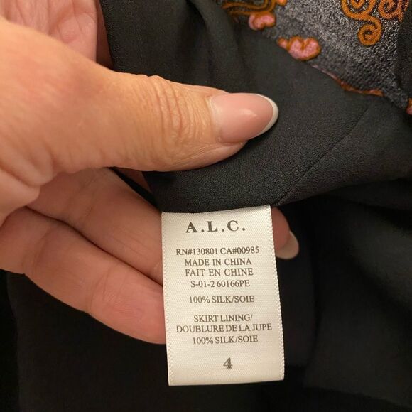 A.L.C. 100% silk dress, size 4 - Picture 15 of 15